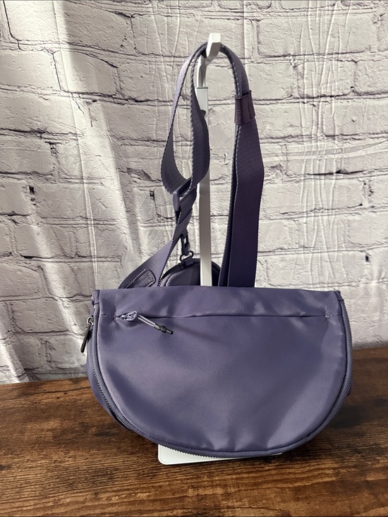 Source Unknown Handbags - Lavender Crescent Crossbody Bag